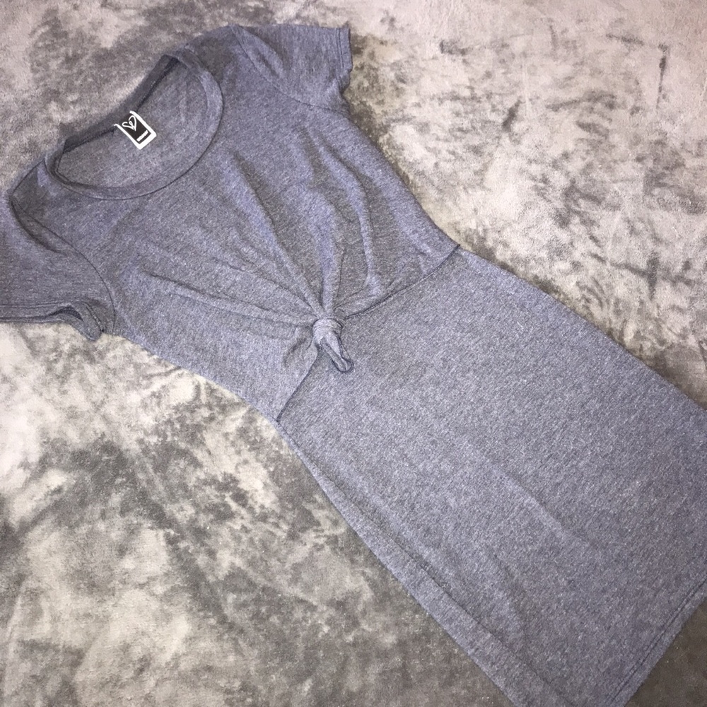 Small Grey T-shirt Dress